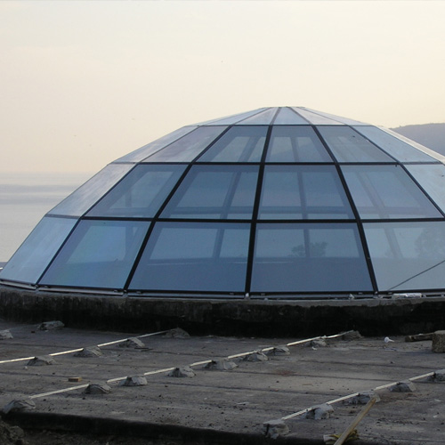 Ремонт стеклянного купола Коломна